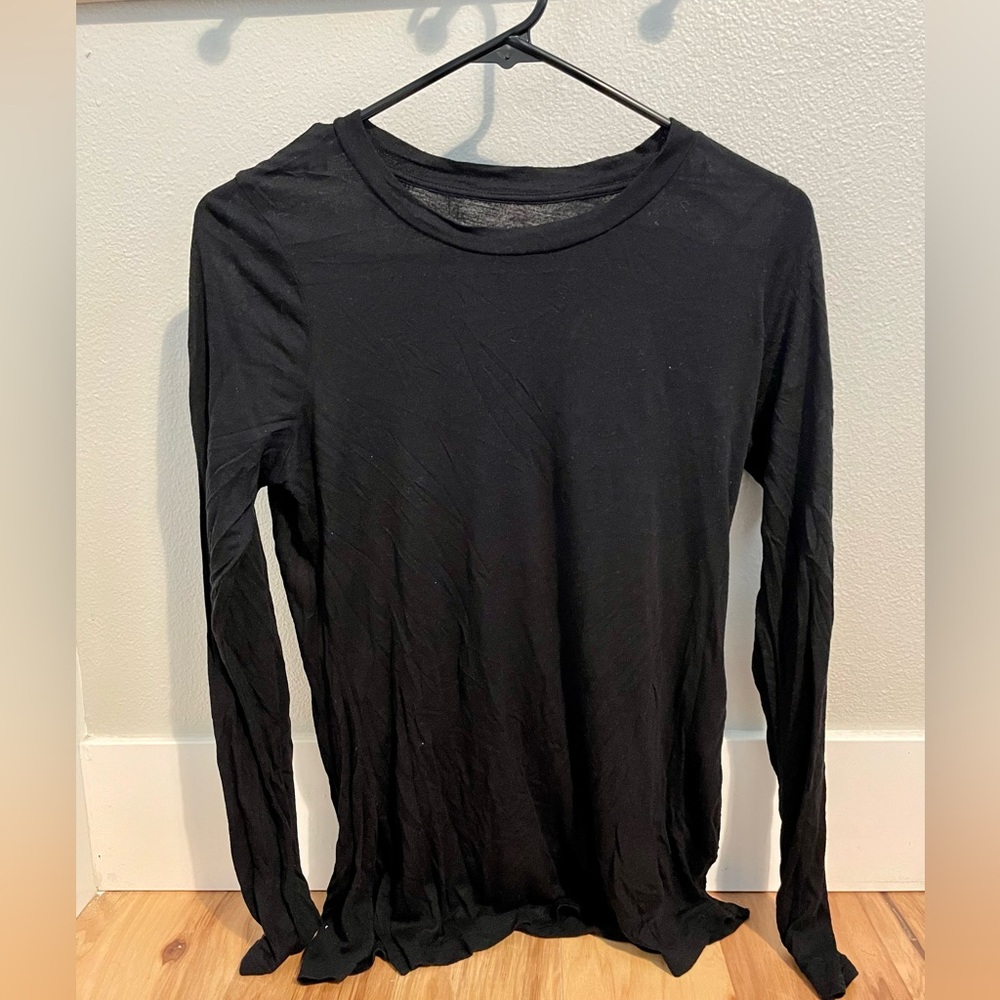 Boden Cosy With A Dash of Cashmere Top Black Size 6
